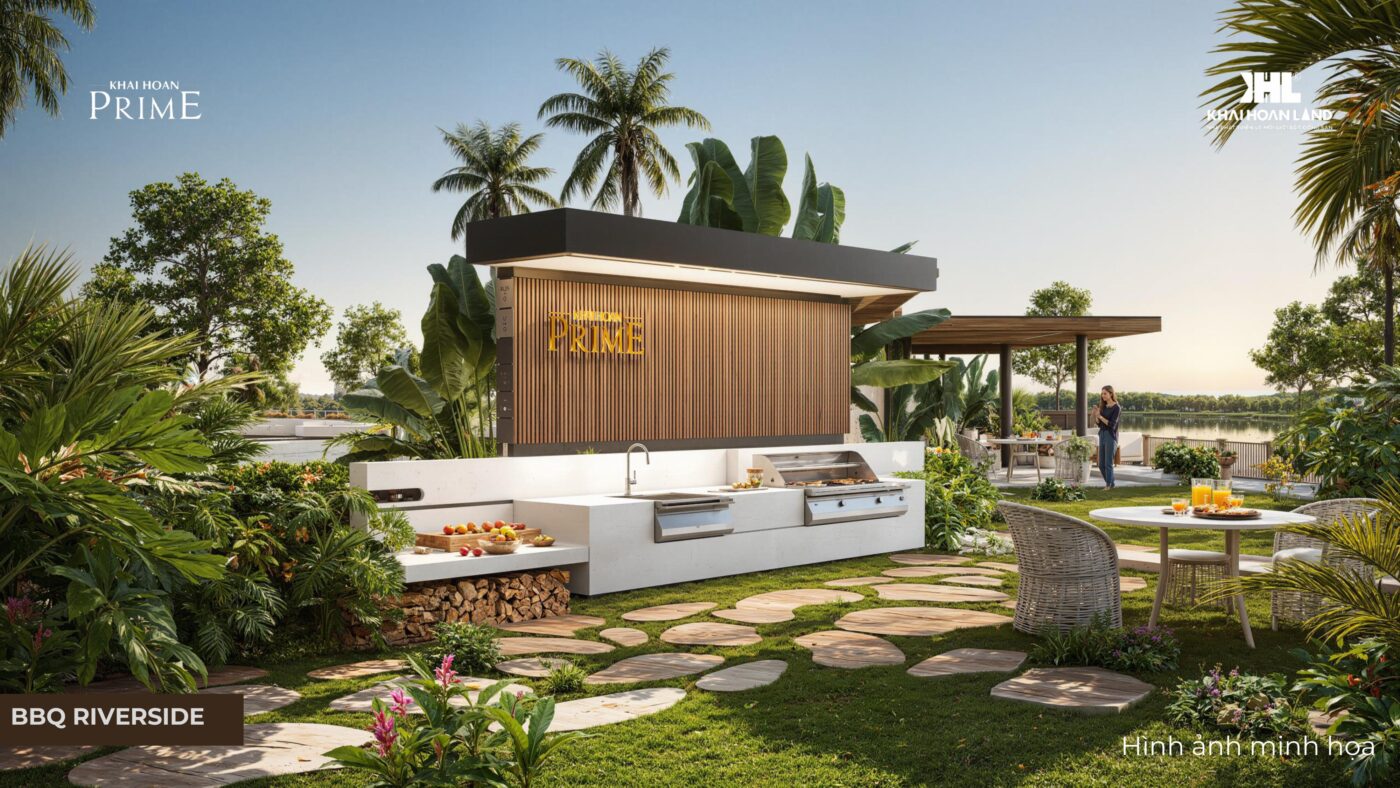 khu vuc bbq riverside can ho khai hoan prime