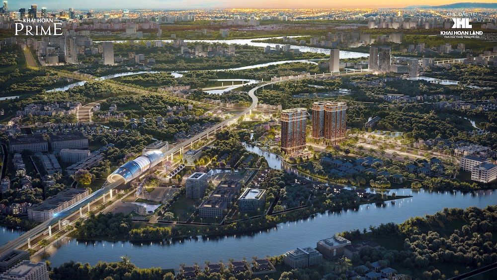 Khải Hoàn Prime nằm giữa loạt công trình hạ tầng tỷ đô phía Nam Sài Gòn