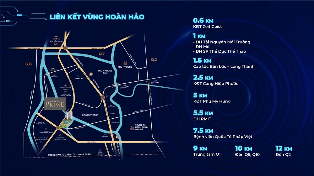 Vị trí mặt tiền đường Lê Văn Lương giúp cư dân nhanh chóng tiếp cận các trung tâm kinh tế sầm uất